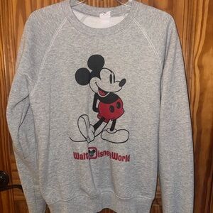 Disney Gray Mickey Mouse Sweater